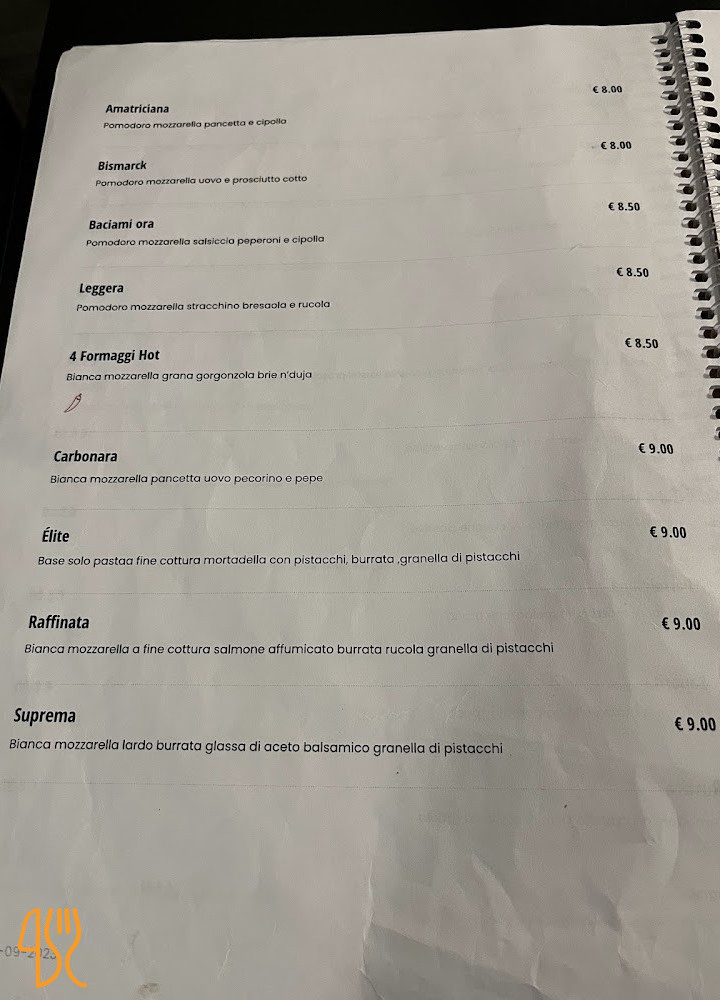Il Pizzomane Speisekarte
