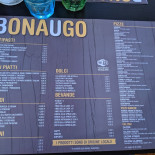 Bonaugo Pizzeria   Carte