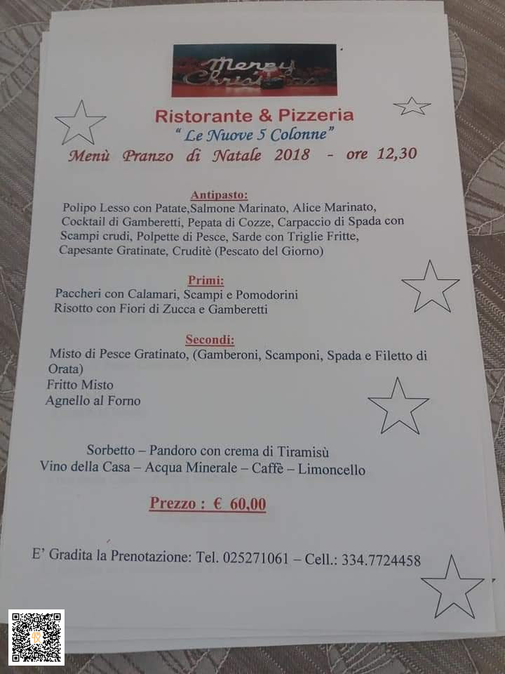Pizzeria Mar Rosso Carta
