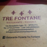 Pizzeria Tre Fontane Menu