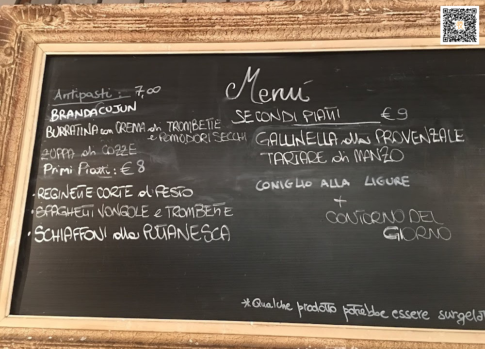 Osteria Consani Carta
