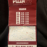 Pizzarò Speisekarte