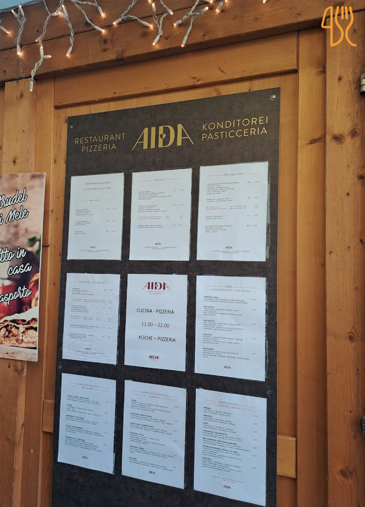 Aida Pizzeria Carta