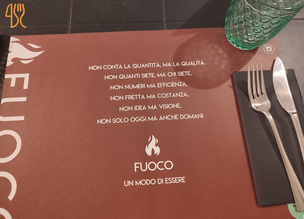 Fuoco Pizza Burger Carte