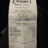 Cocchi's Trattoria Pizzeria Speisekarte