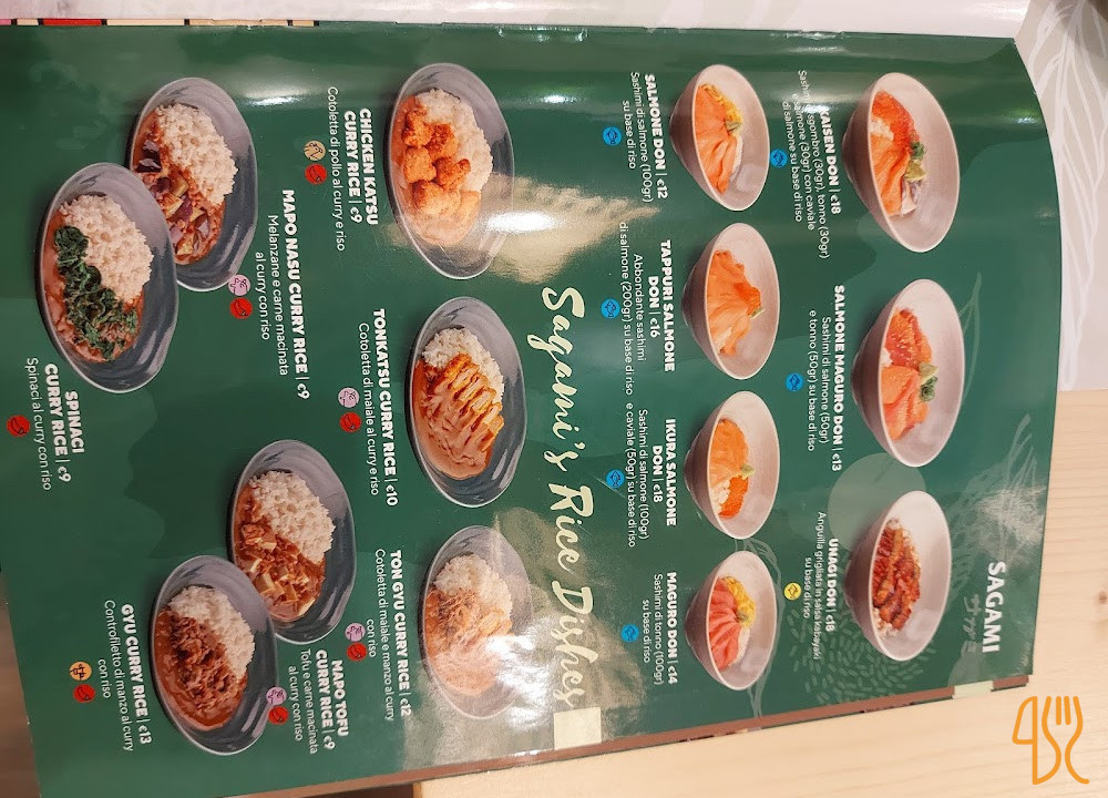 Sagami Modena Menu