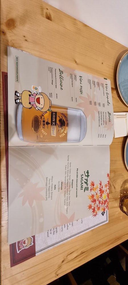 Sagami Modena Menu