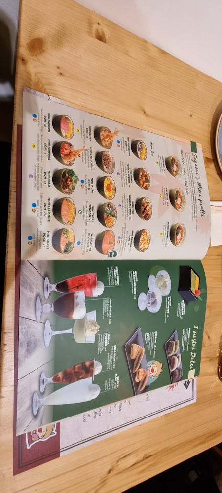 Sagami Modena Menu
