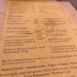 Il Grillo Moro Speisekarte
