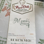 Pizz'orto Speisekarte