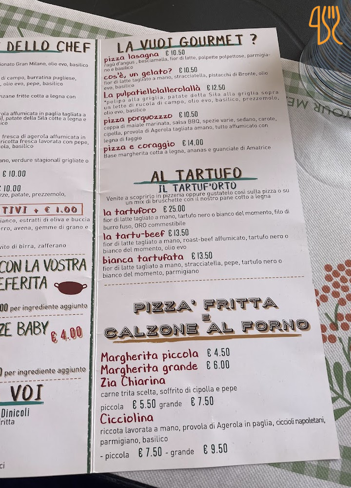Pizz'orto Carte