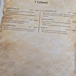 Pizzeria Il Menestrello Carte
