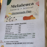 Melaleuca Pasticceria E Bistrò Cardápio