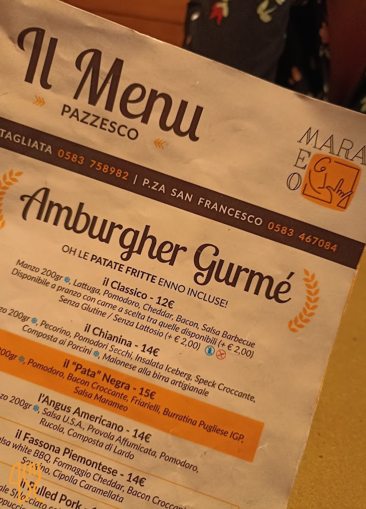 Mara Meo San Francesco Pizzeria E Carta