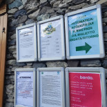 Partenza Seggiovia Melezet Chesal Speisekarte