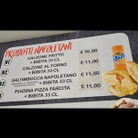 Pizzeria Mimmo's Pizza Carta
