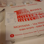 Roma Speisekarte