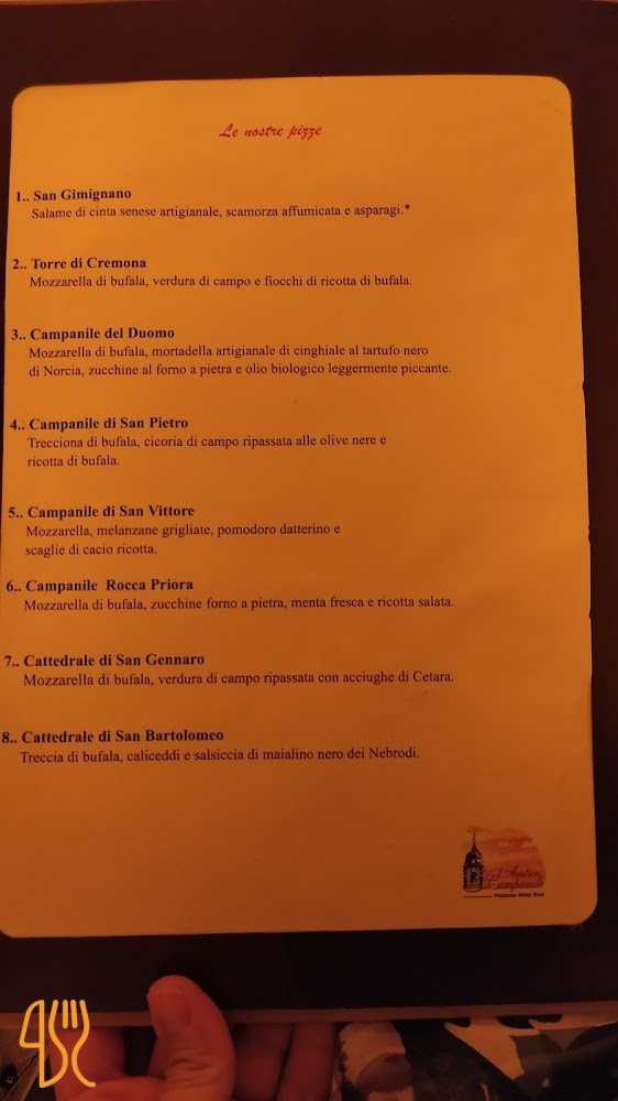Antico Campanile Carte
