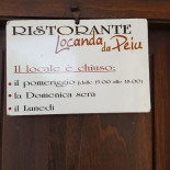 Locanda Da Peiu Carte