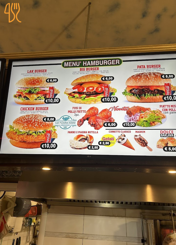 Lak Big Burger Speisekarte