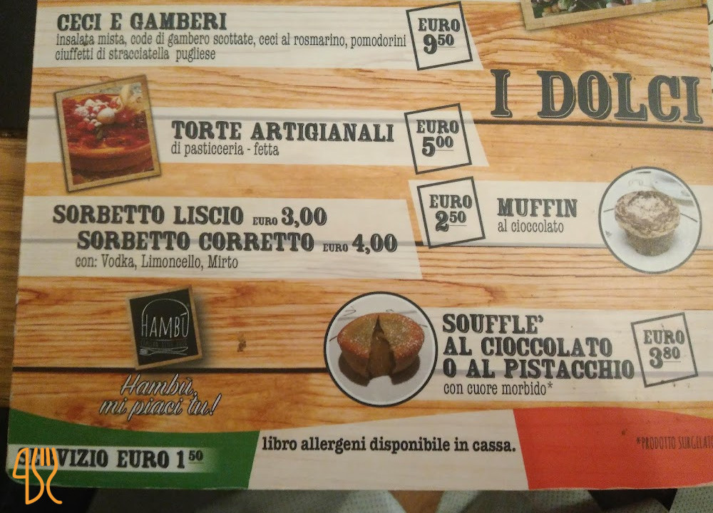 Hambù Hamburgeria E Pinsa Romana A Lecco Carte