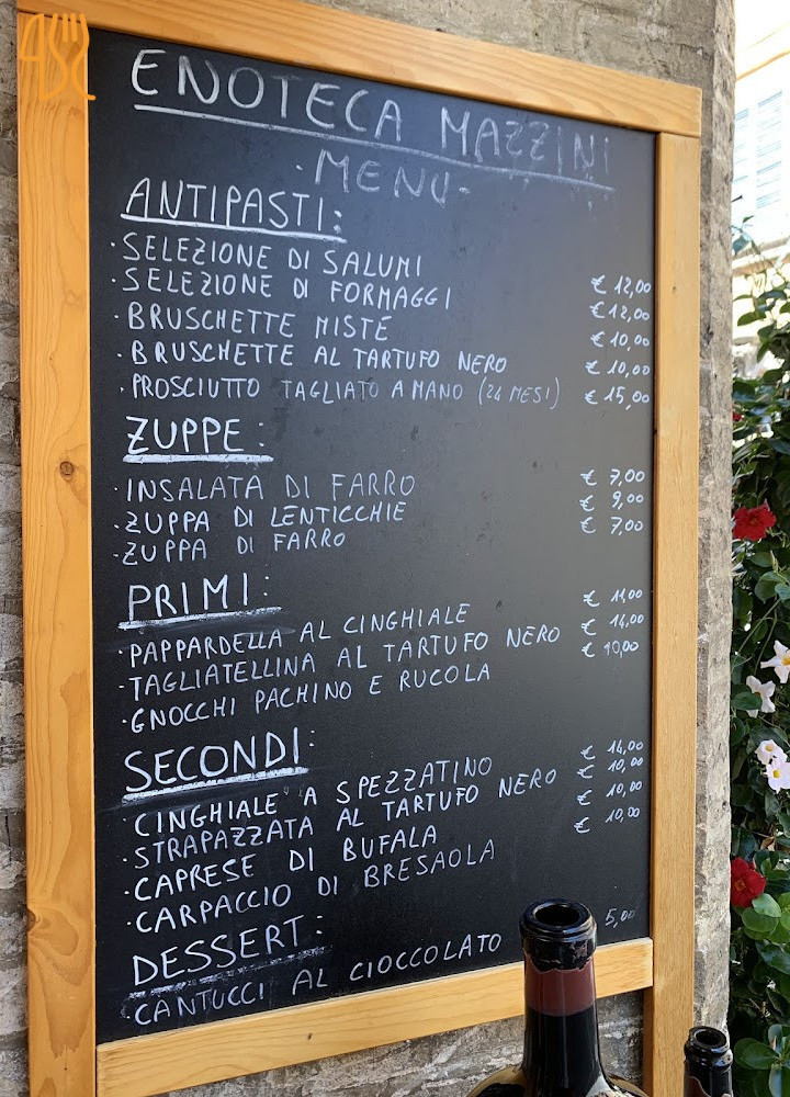 Enoteca Mazzini Carta