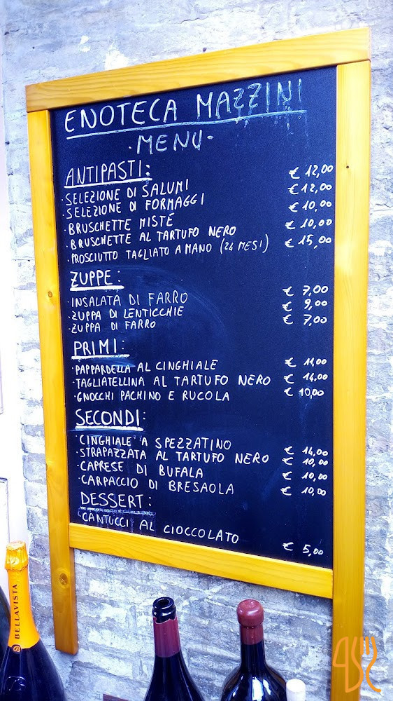 Enoteca Mazzini Carta