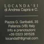 Locanda '81 Carte