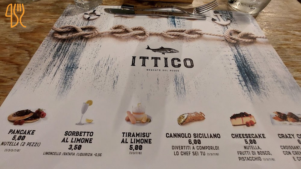 Ittico Speisekarte