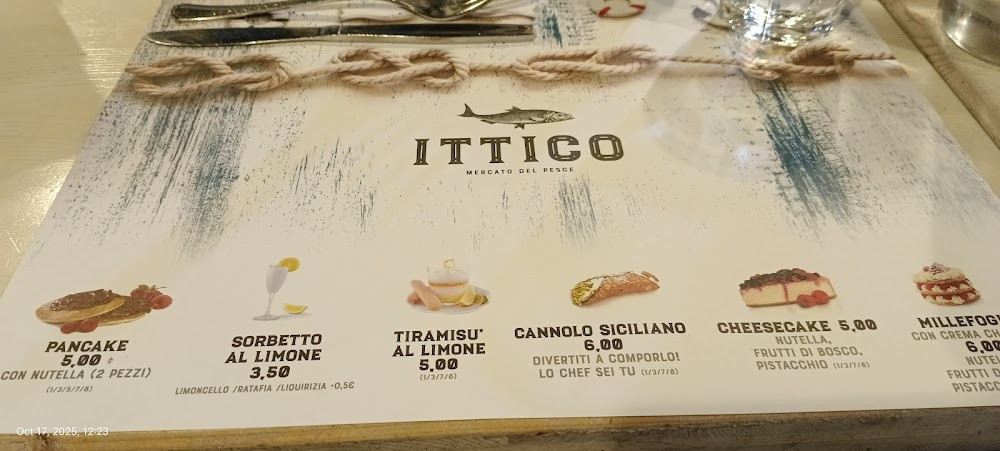 Ittico Speisekarte