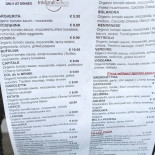 La Stua Speisekarte