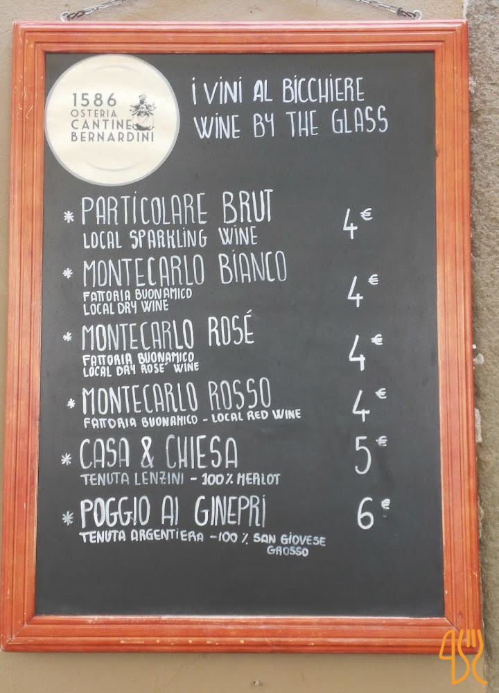 Cantine Bernardini Lucca Carta
