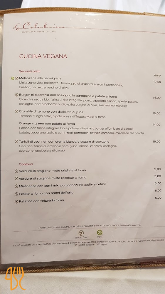 La Colubrina Carte