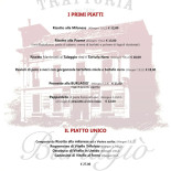 Trattoria Burlagiò Carte