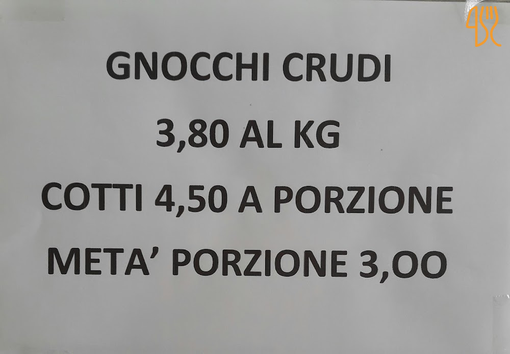 Napoletano “alla Gnoccolata” Antica Trattoria Storica Speisekarte