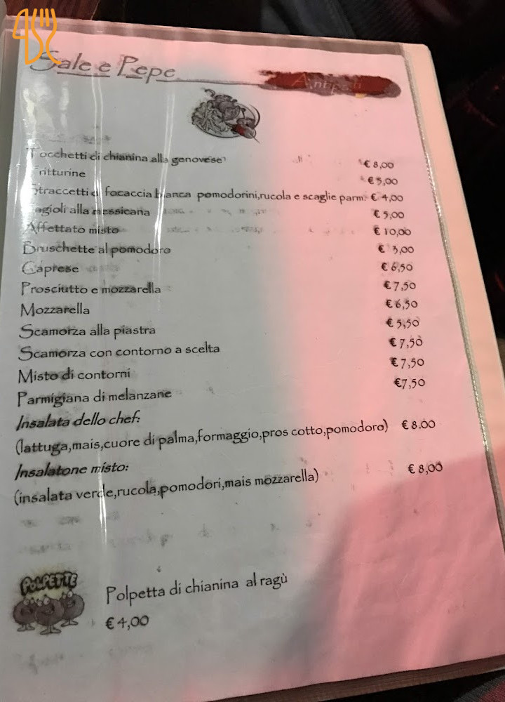 Sale E Pepe Napoli Carte