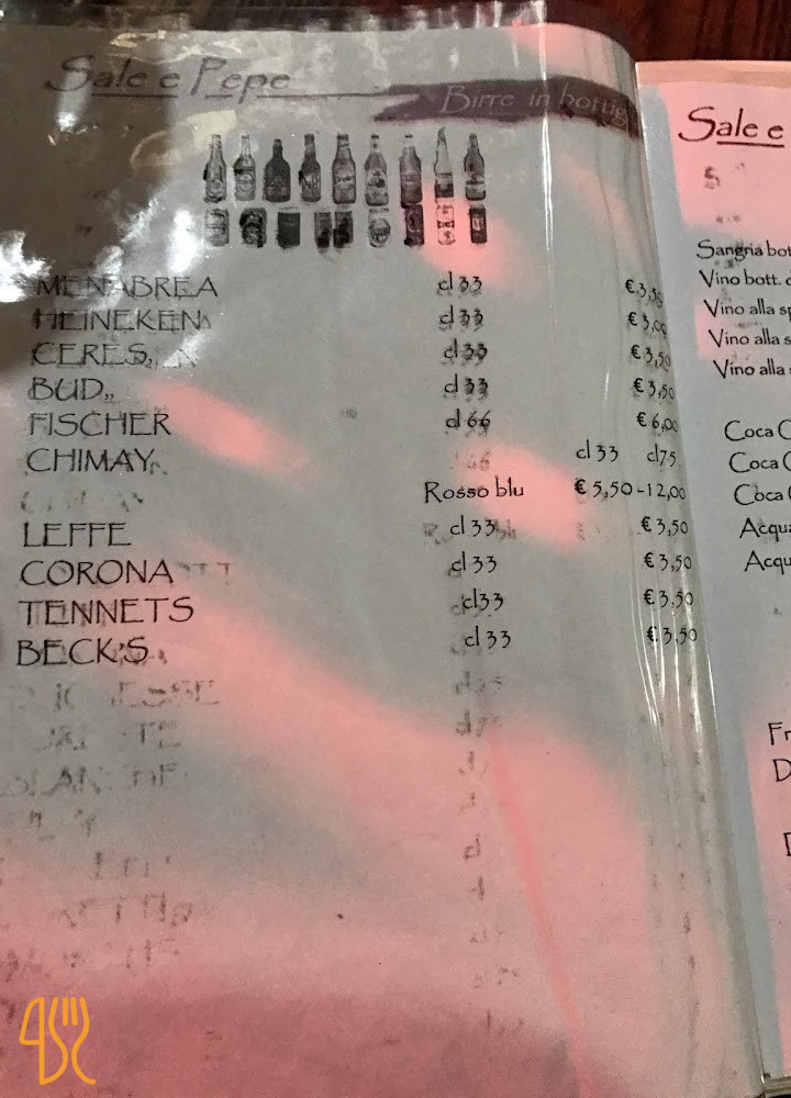 Sale E Pepe Napoli Carte
