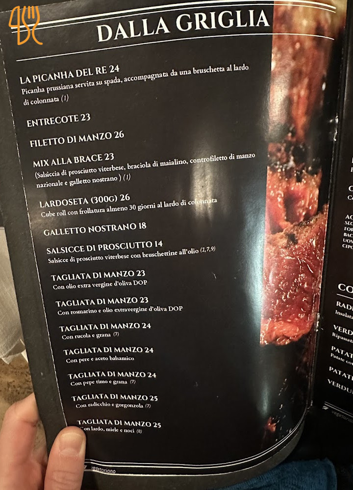 Liutprando Cardápio