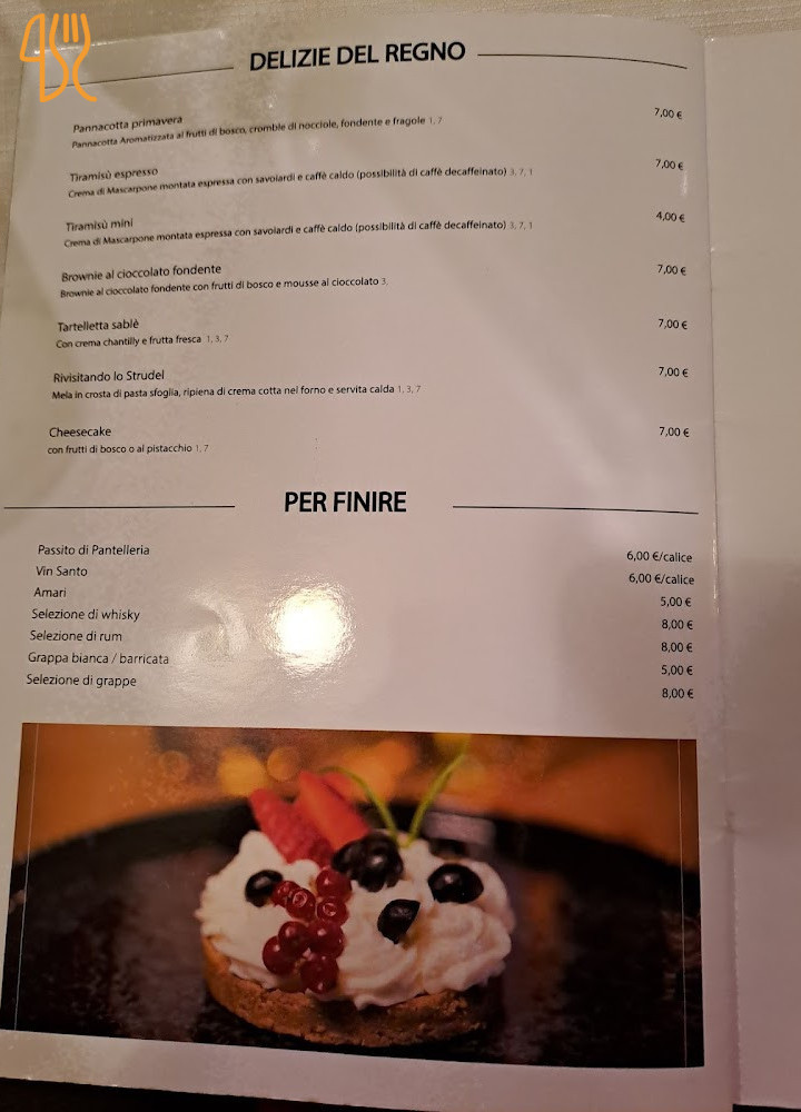 Liutprando Cardápio