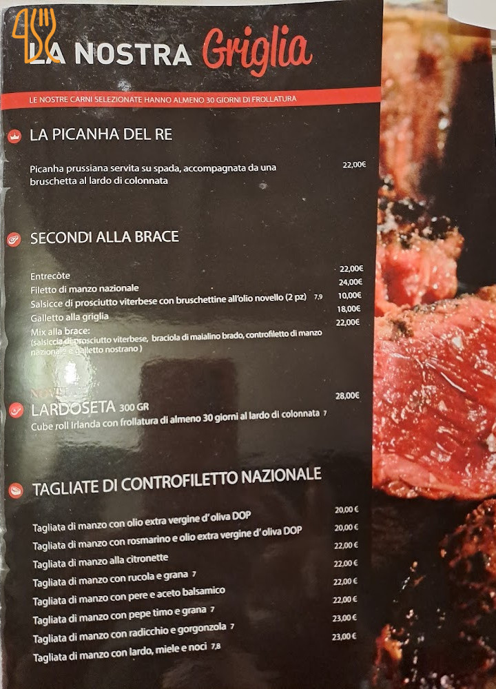 Liutprando Speisekarte