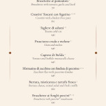 Osteria Caffè Italiano Carte