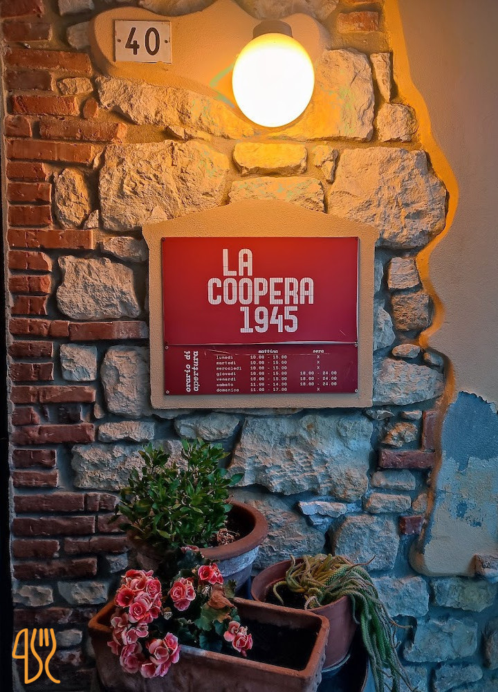 Osteria La Coopera 1945 Speisekarte