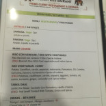 Indian Curry Catania Carte