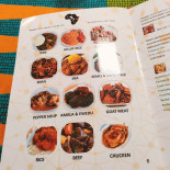 Owambe Speisekarte