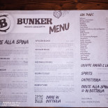 Birreria Bunker Carta