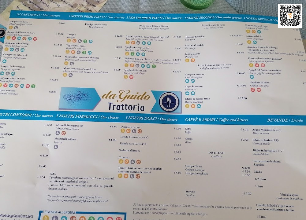 Trattoria Da Guido Carta