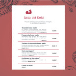 Becco Rosso Speisekarte