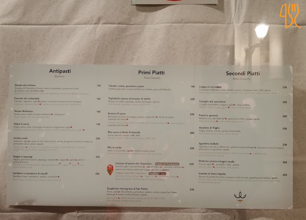 Osteria Il Moro Carte