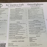So' Garden Cafè Carte