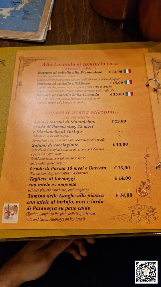 La Locanda In Centro Carte